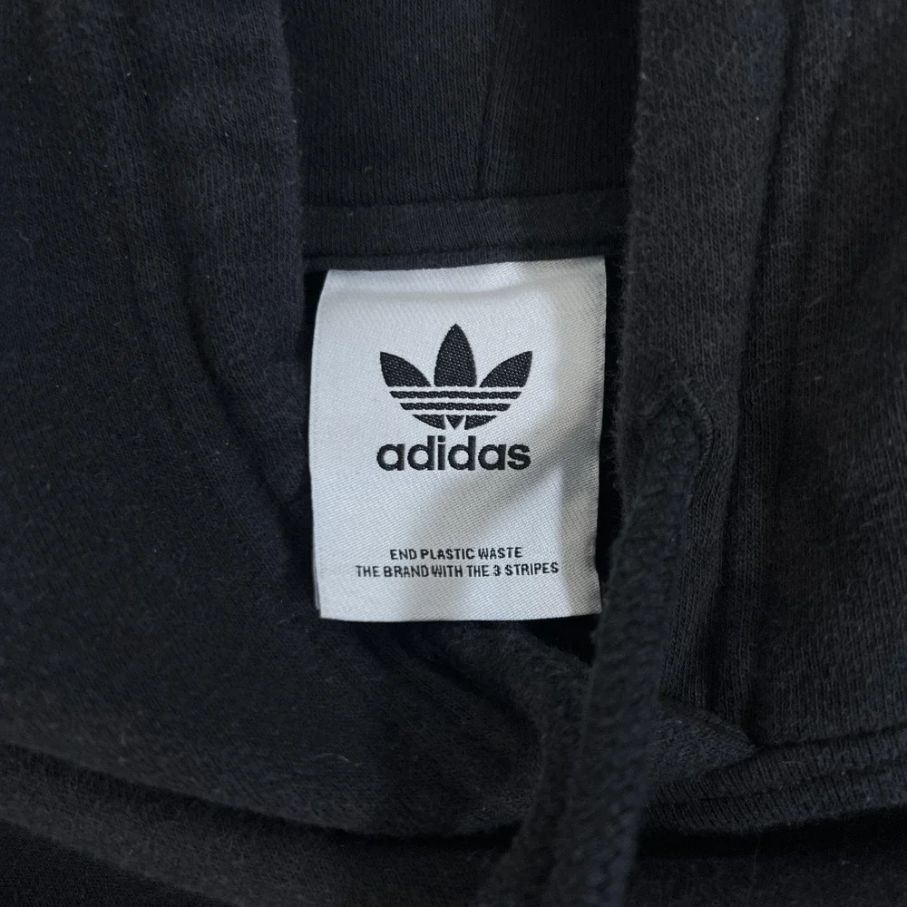 Adidas Hoodie Mens Large Trefoil Peace Sign‎ Graphic Pullover Sweatshirt